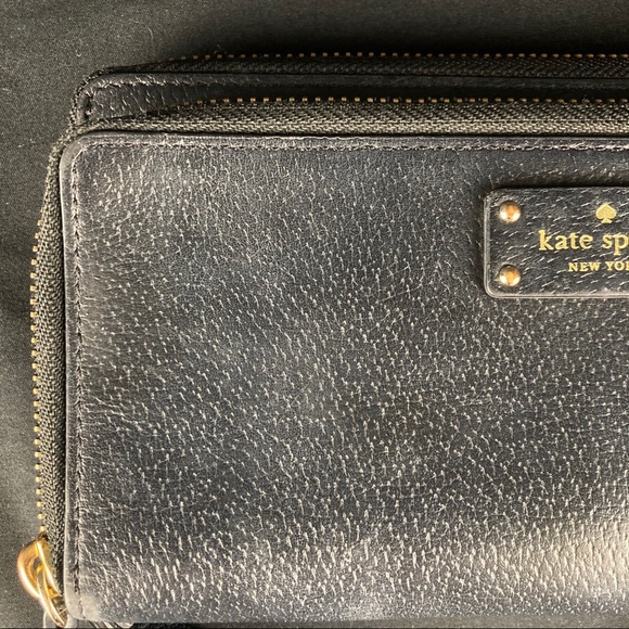 Kate Spade double zip around wristlet wallet - Picture 2 of 13